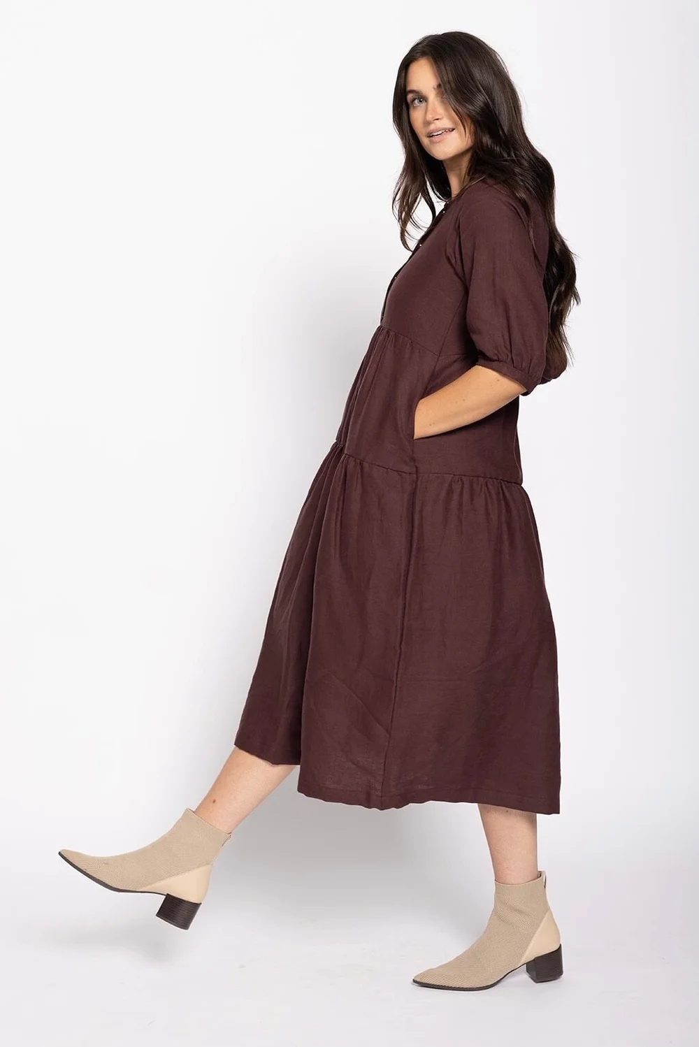 Slow Fashion: Making our Linen Lizzie Dress — CONSCIOUS CLOTHING