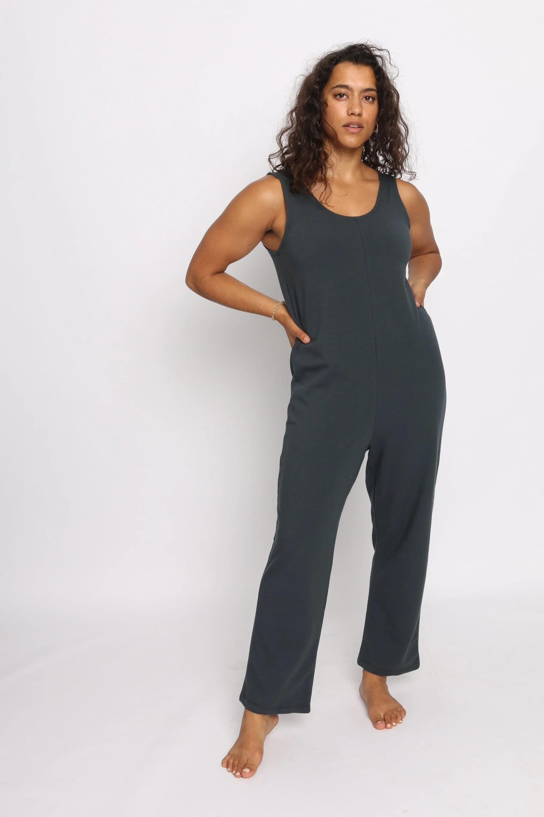 Organic Cotton Lounge Jumpsuit 