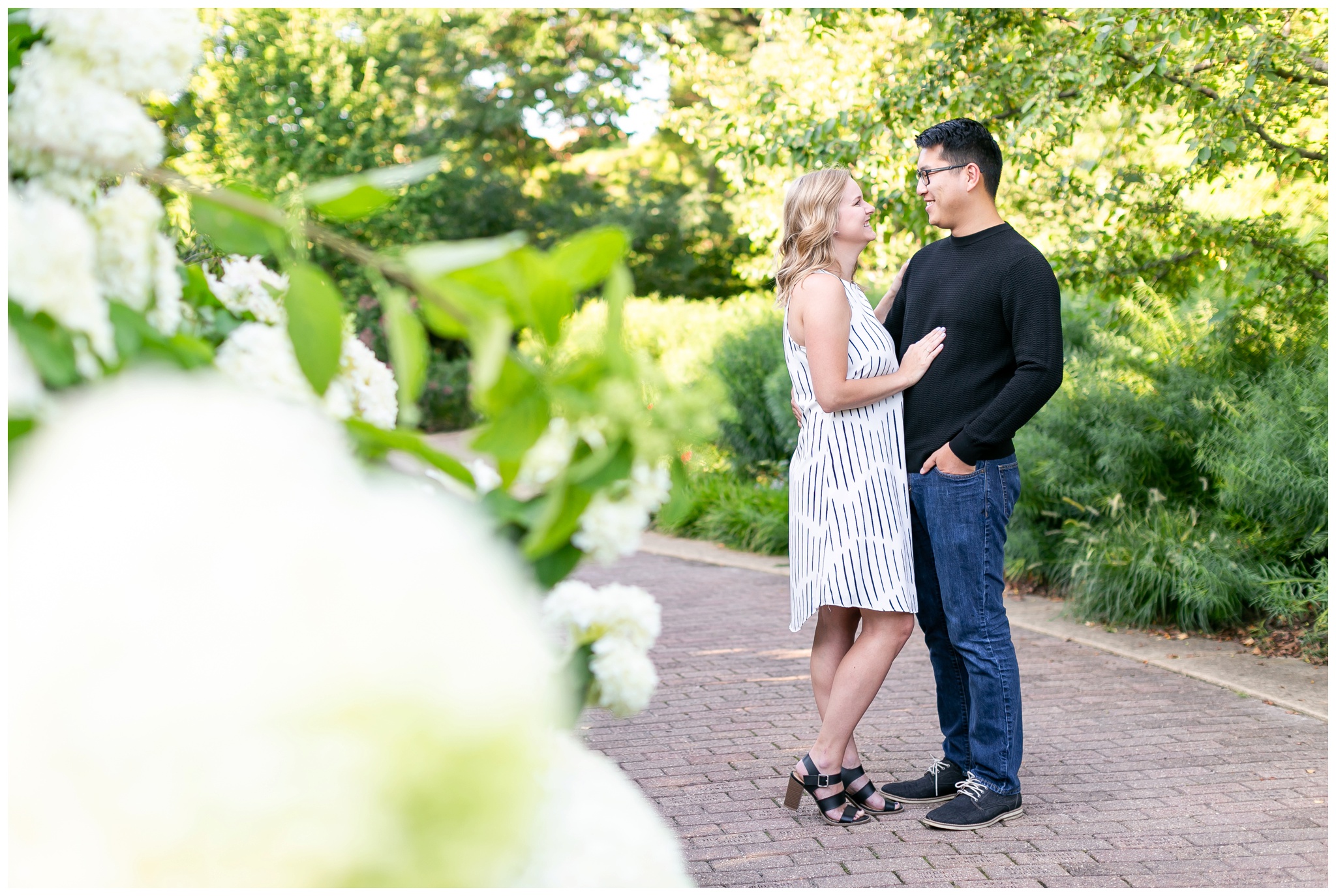 Jess Xi An Olbrich Botanical Garden Engagement Session Caynay Photo