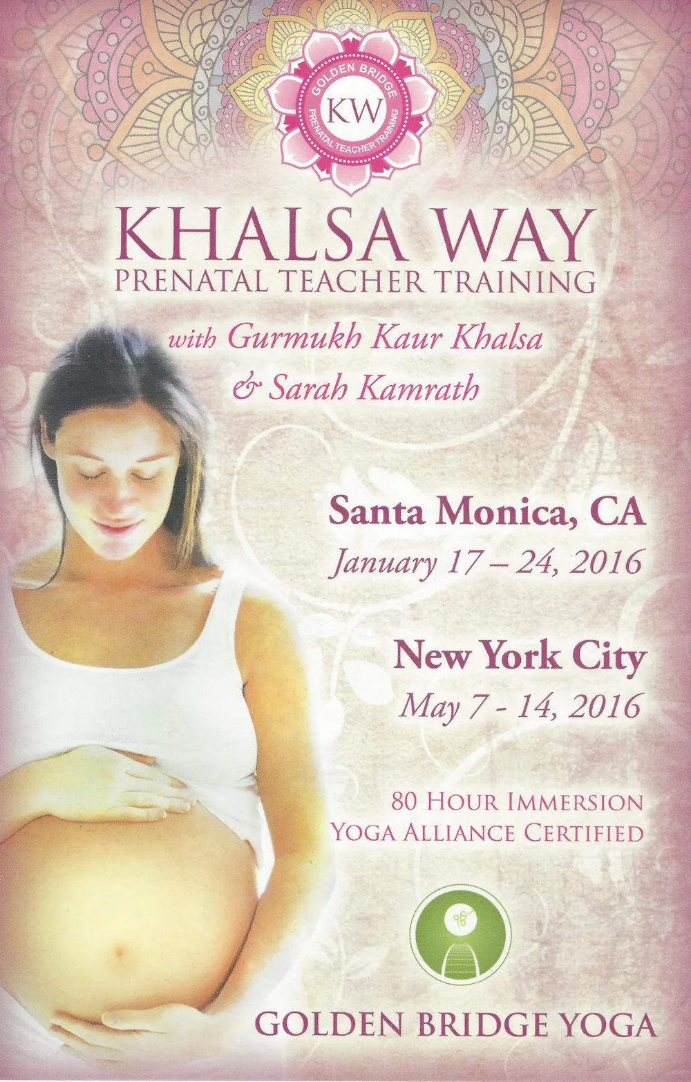 Prenatal Yoga Teacher Training