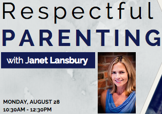 Respectful Parenting discussion with Janet Lansbury 
