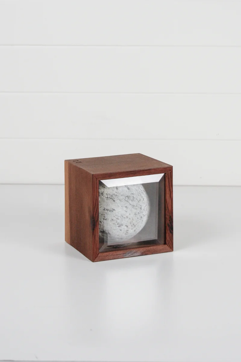 Edition Local Ido Yoshioto Round Beach Stone Shadow Box-.jpg