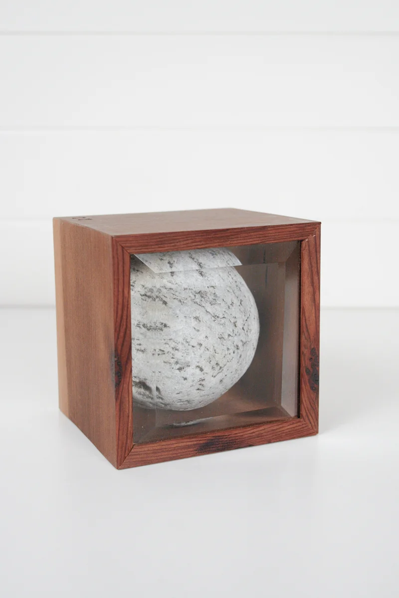 Edition Local Ido Yoshioto Round Beach Stone Shadow Box--4.jpg