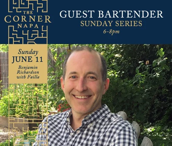 Join Benjamin Richardson this Sunday June 11th at The Corner Napa!