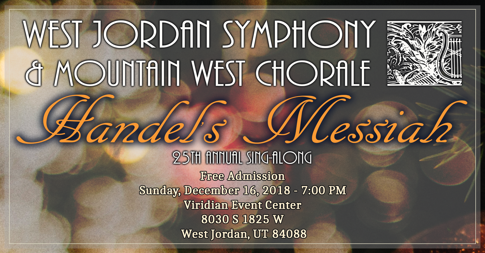 Handel's Messiah - Audience Sing-along