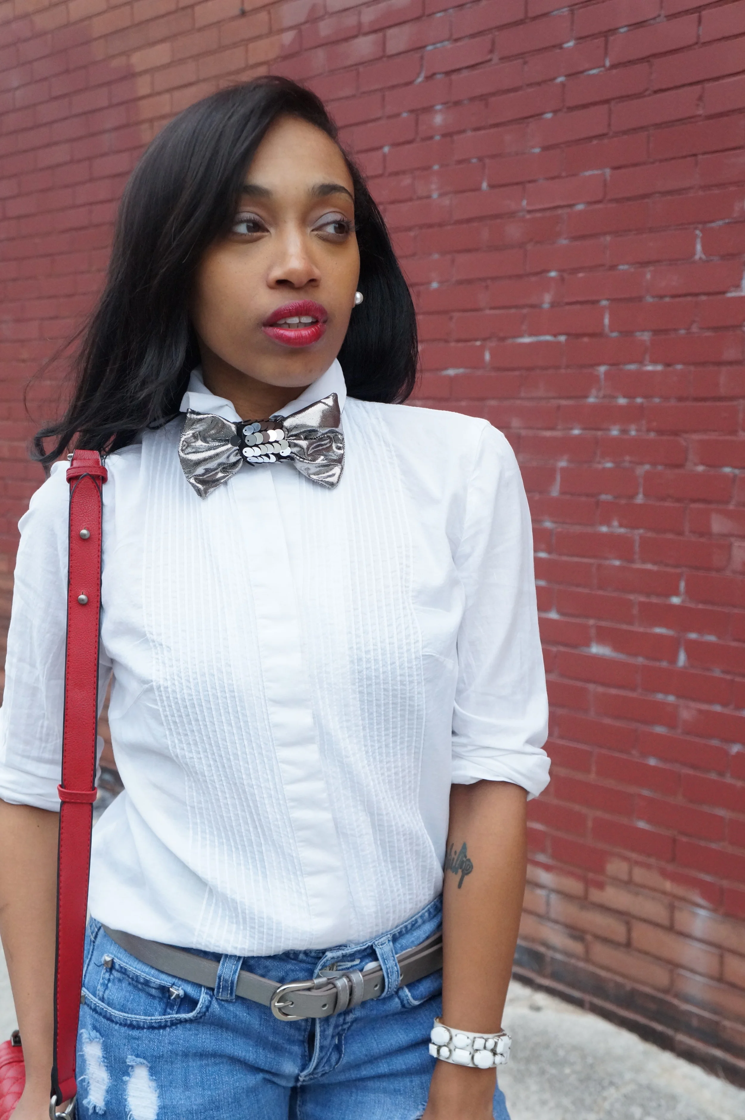 Andrea-Fenise-Menswear-Inspired-Sequin-Bowtie