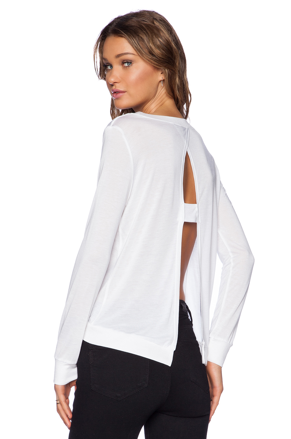Andrea-Fenise-Open-Back-Shirt-Inspiration