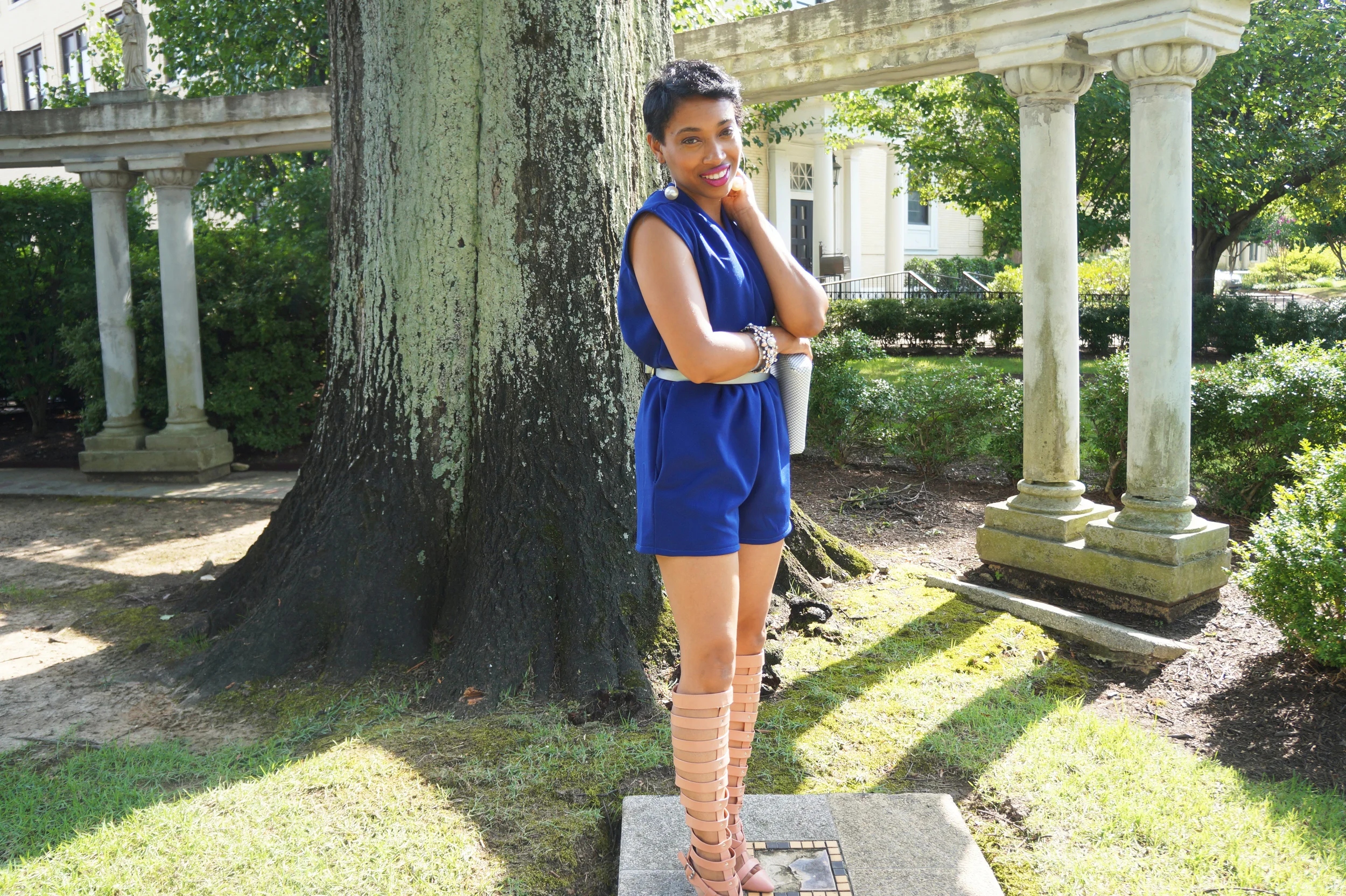 Andrea Fenise Memphis Fashion Blogger turns a room into a wardrobe