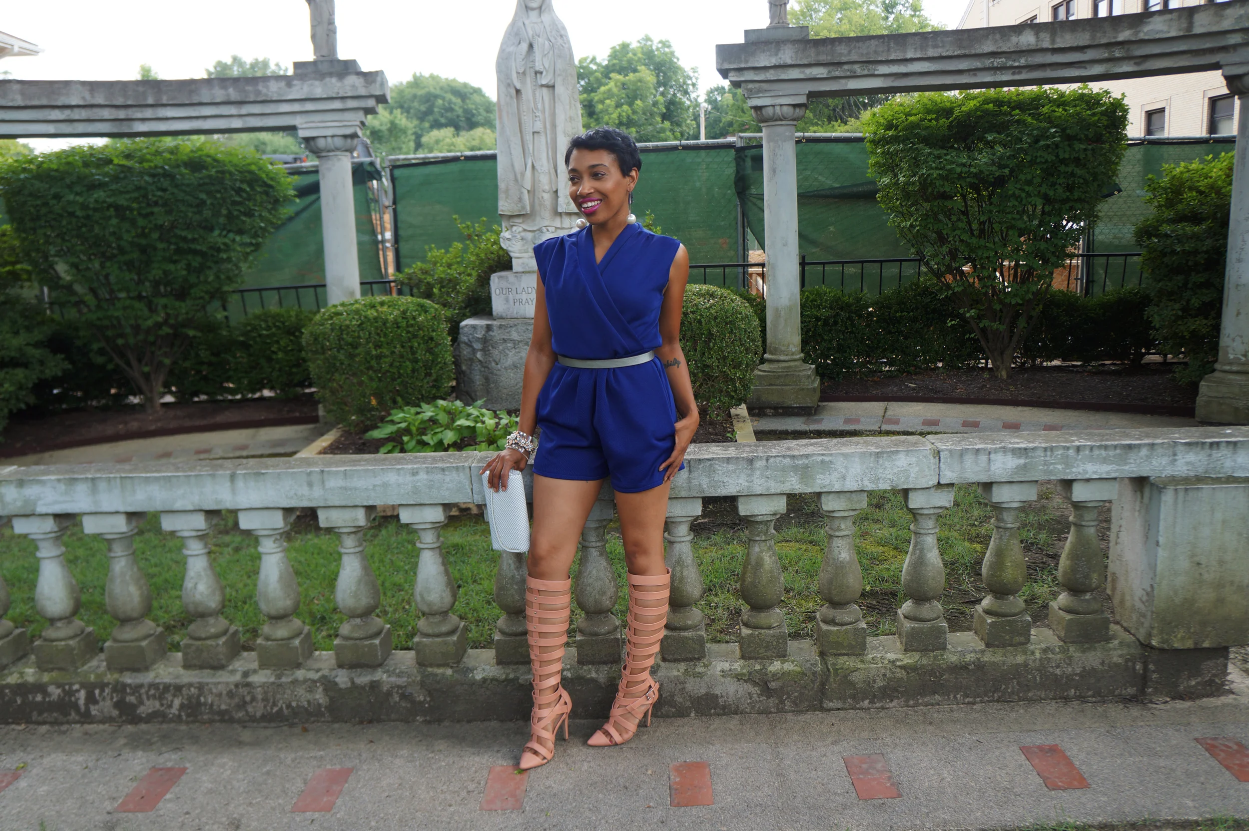 Andrea Fenise Memphis Fashion Blogger turns a room into a wardrobe