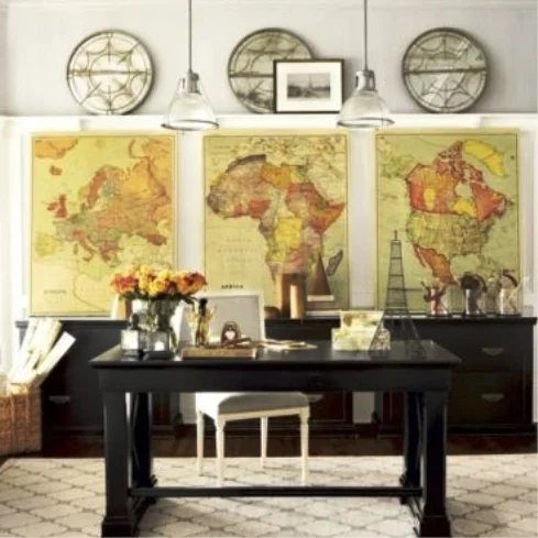 Andrea-Fenise-Decorating-With-Maps