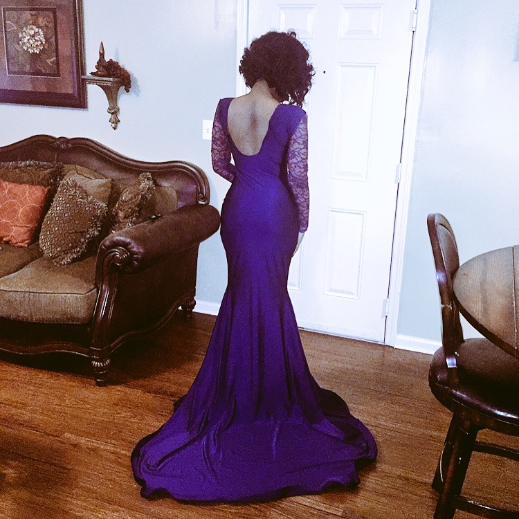 Andrea-Fenise-Blue-Lace-Cutout-Prom-Dress