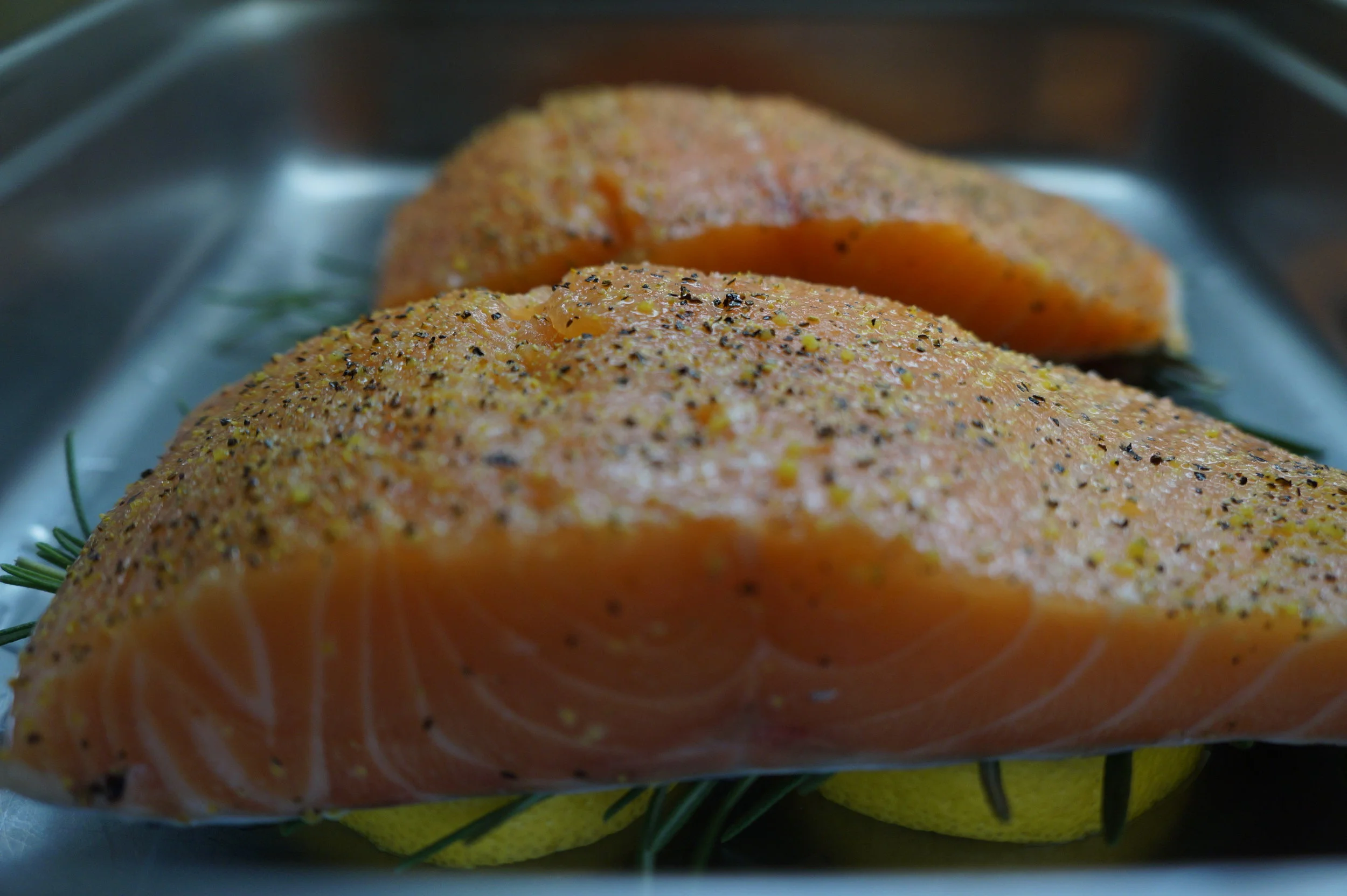 Andrea Fenise Lemon and Rosemary Baked Salmon Recipe