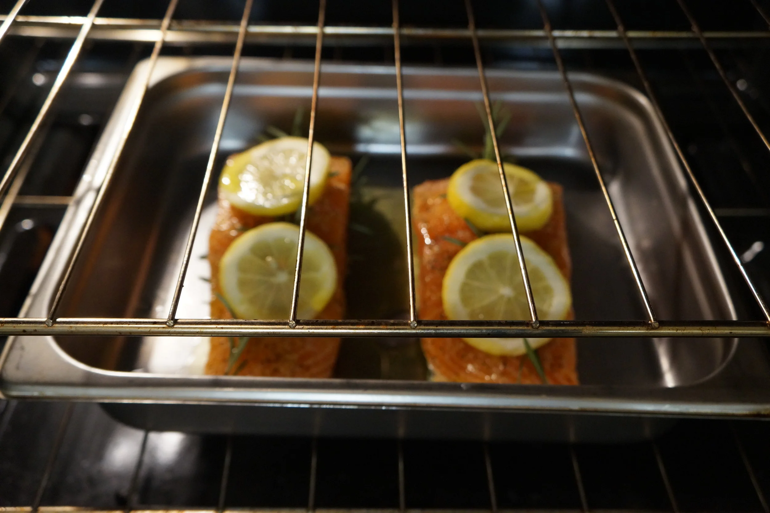 Andrea Fenise Lemon and Rosemary Baked Salmon Recipe