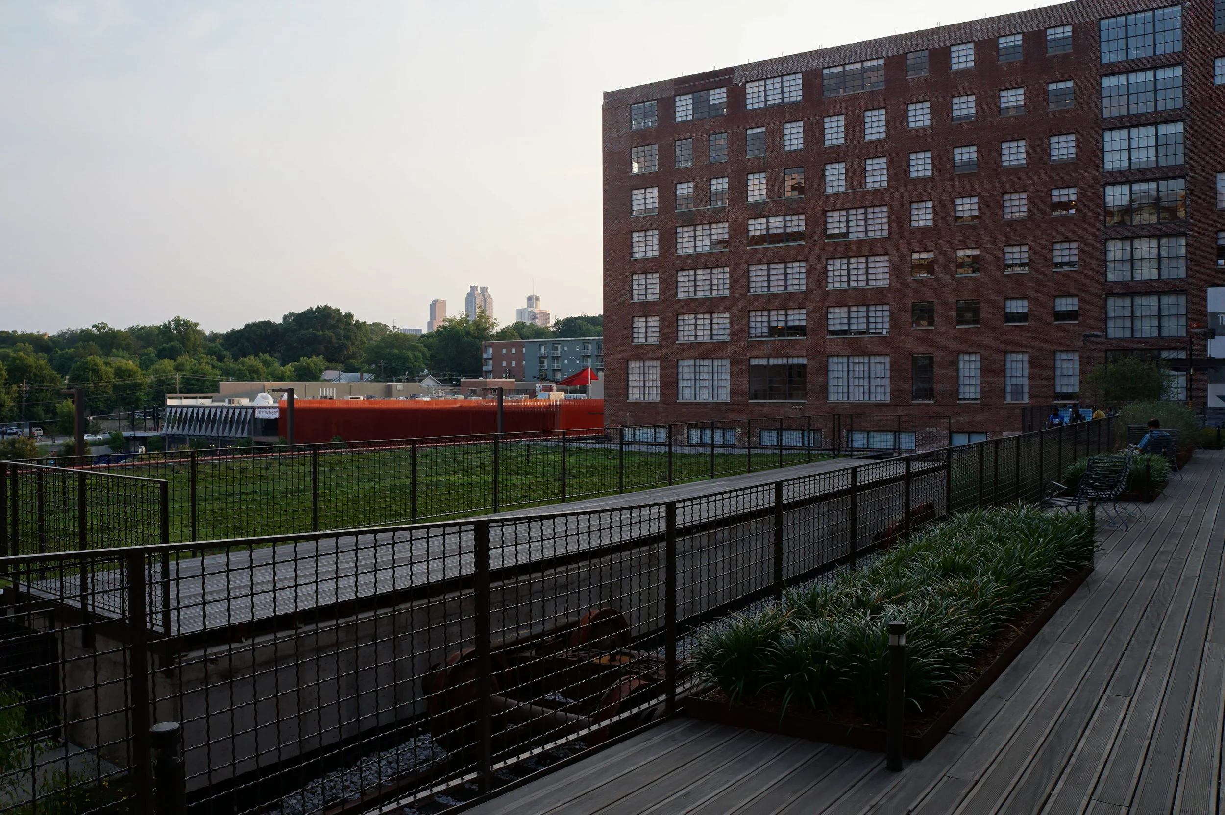Andrea Fenise traveling blogger visits Ponce City Market