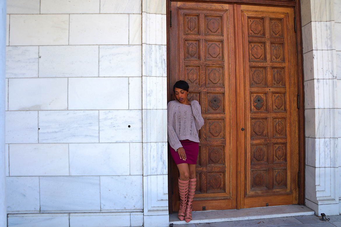 Andrea Fenise styling transitional pieces 