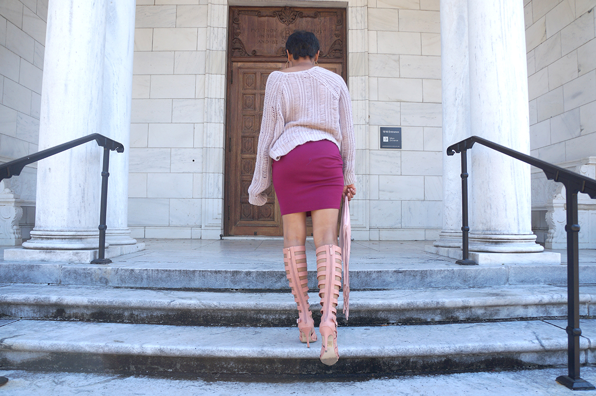 Andrea Fenise styling transitional pieces for fall
