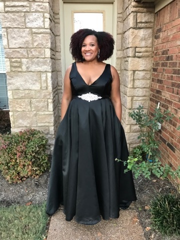 Andrea-Fenise-Krista-Black-Tafetta-Gown