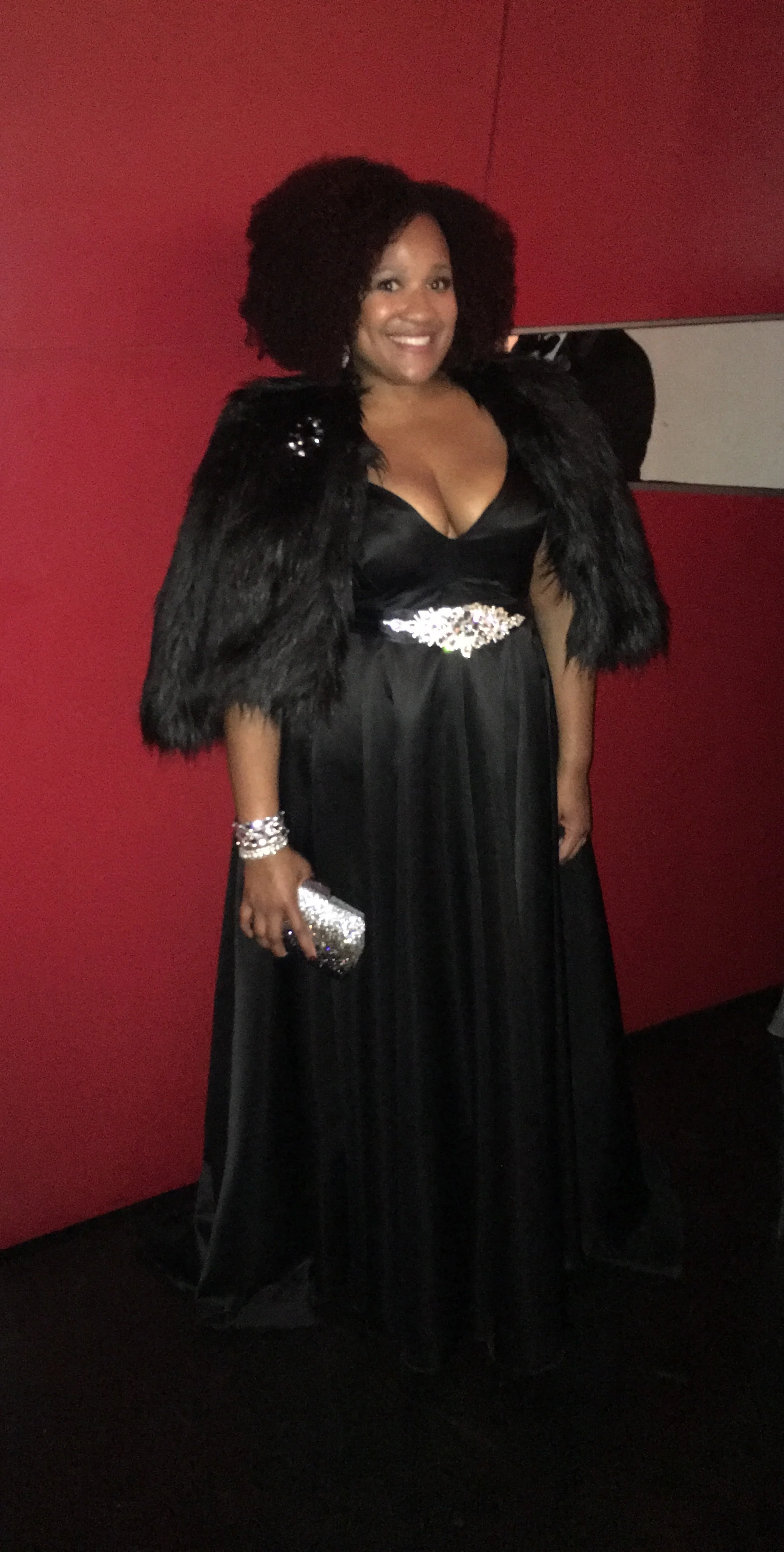Andrea-Fenise-Krista-Black-Tafetta-Gown