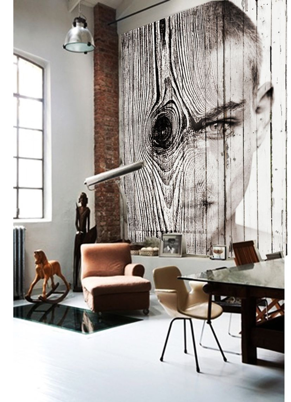 Andrea Fenise, Memphis Fashion Blogger, Antonio Mora wooden mural 