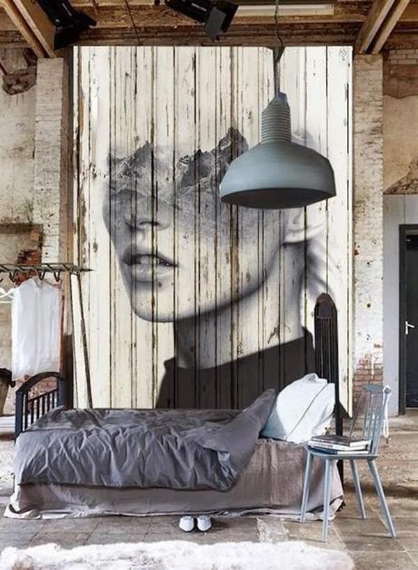 Andrea Fenise, Memphis Fashion Blogger, Antonio Mora wooden mural