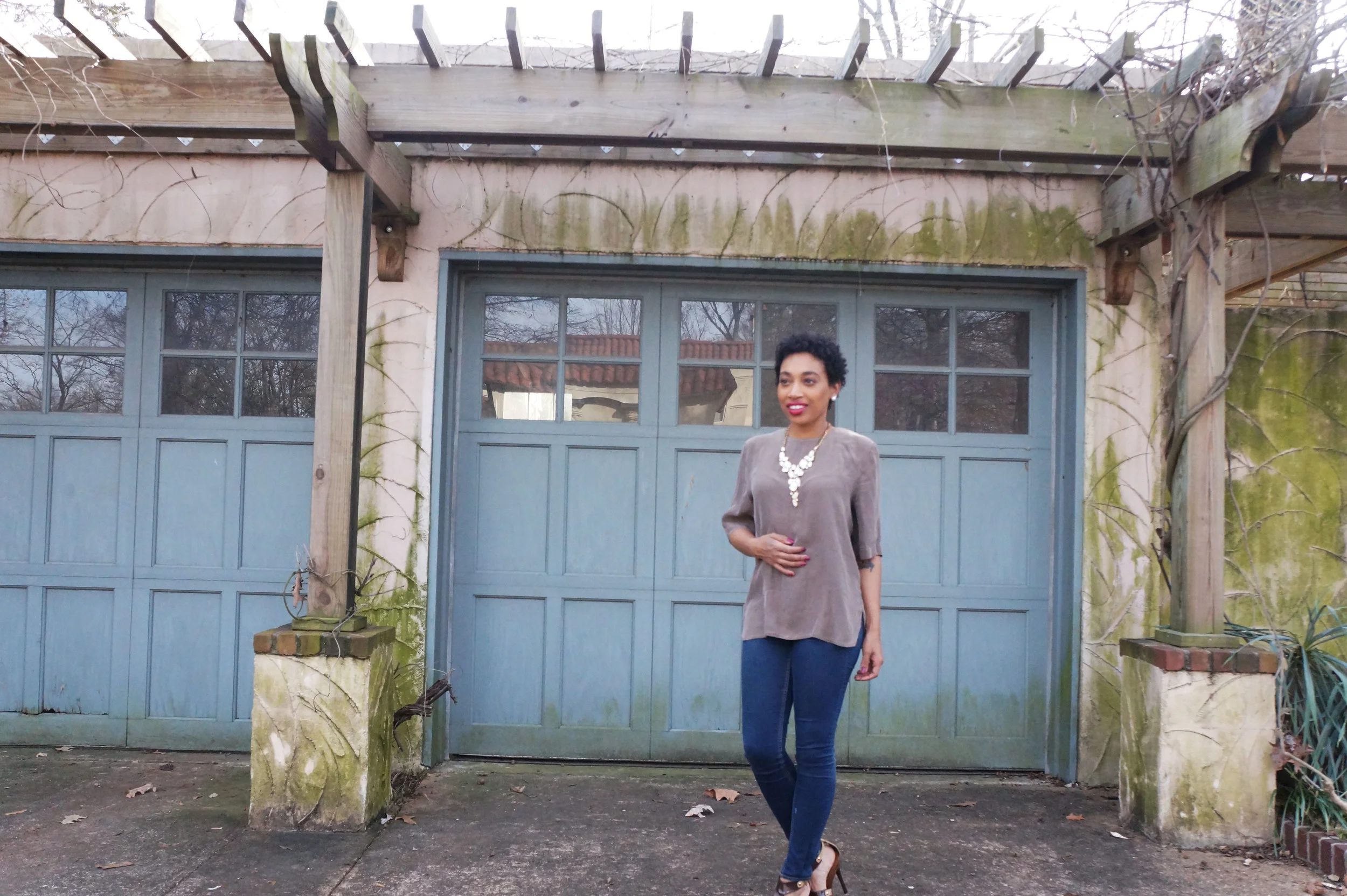 Andrea Fenise Memphis Fashion Blogger shares how to slow down for spring