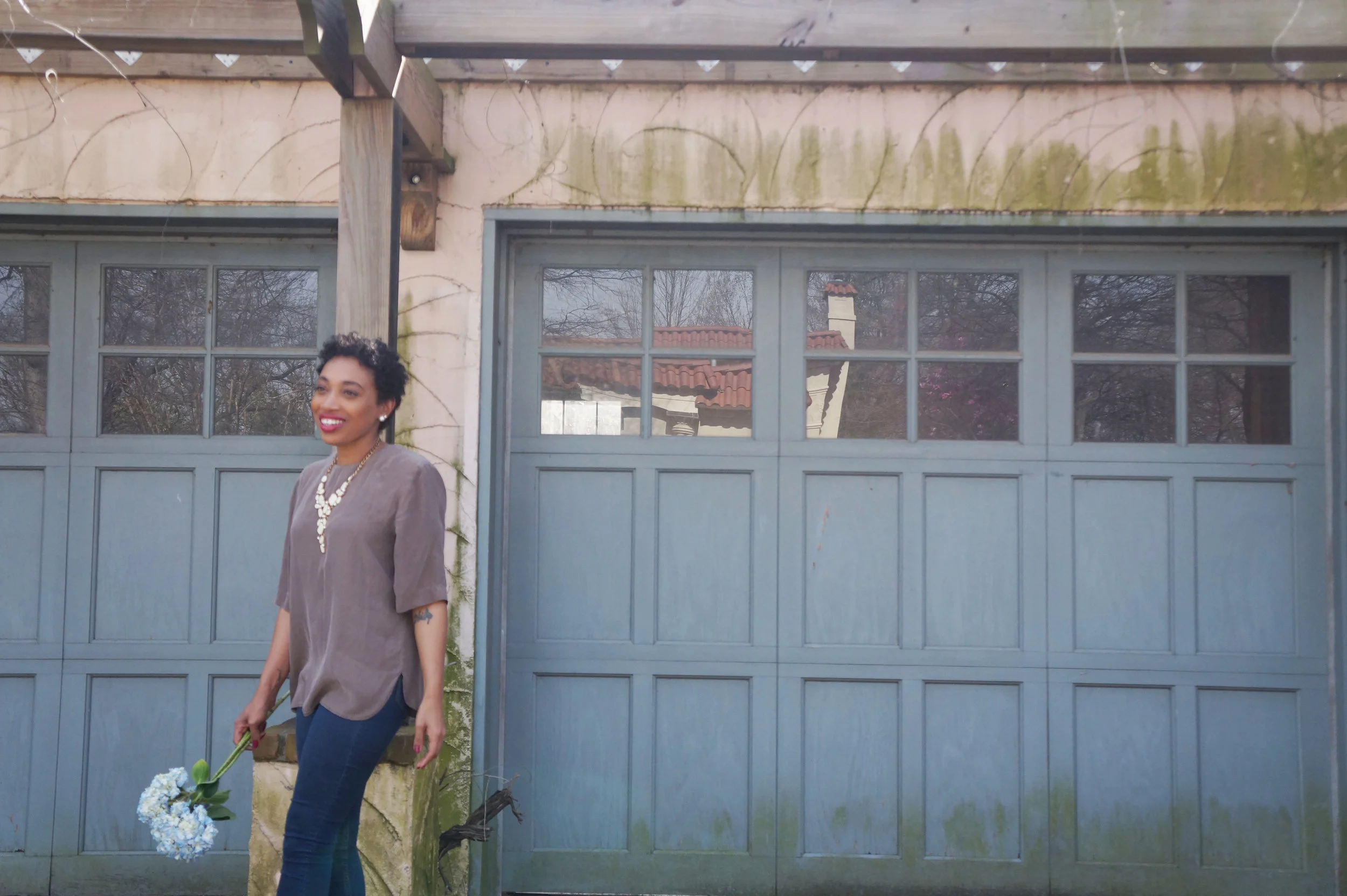 Andrea Fenise Memphis Fashion Blogger shares how to slow down for spring 