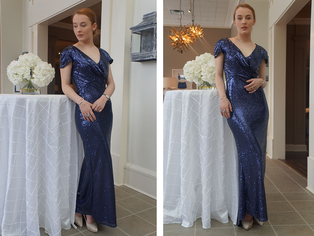 Andrea Fenise Memphis Fashion Blogger does a soft launch of Proposed Bridal at the Ethan Allen Bridal Show
