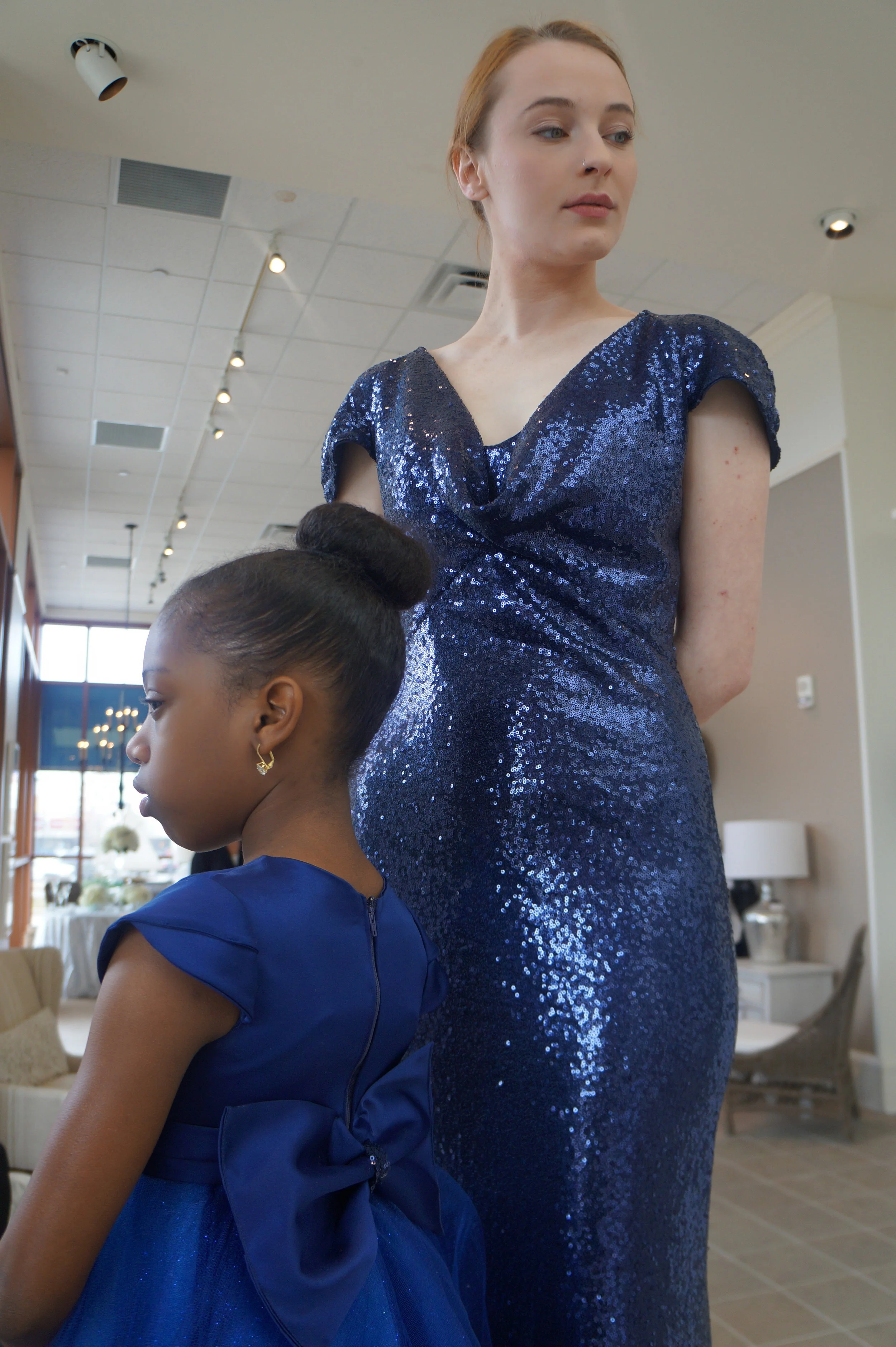 Andrea Fenise Memphis Fashion Blogger does a soft launch of Proposed Bridal at the Ethan Allen Bridal Show