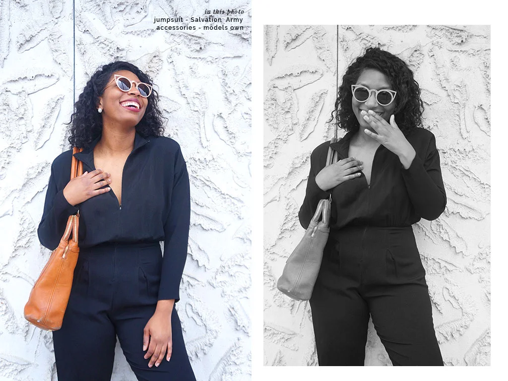 Andrea Fenise Memphis Fashion Blogger styles Earth Day Campaign for Salvation Army Family Stores