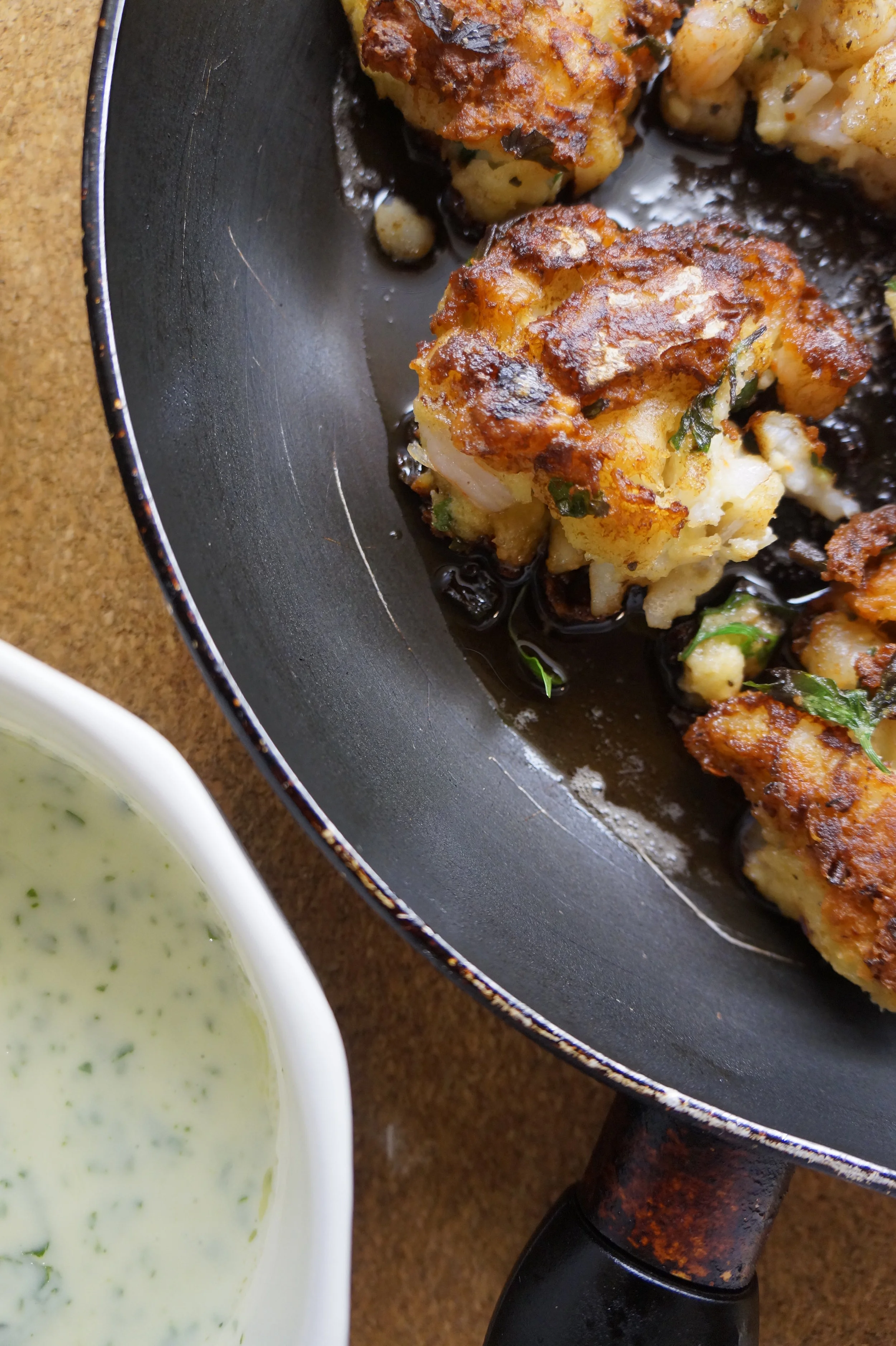 Andrea Fenise Memphis Fashion Blogger shares shrimp and cod cake recipe