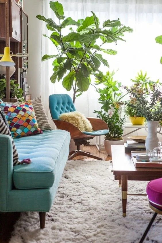 Andrea Fenise Memphis Fashion Blogger turns a room into an outfit