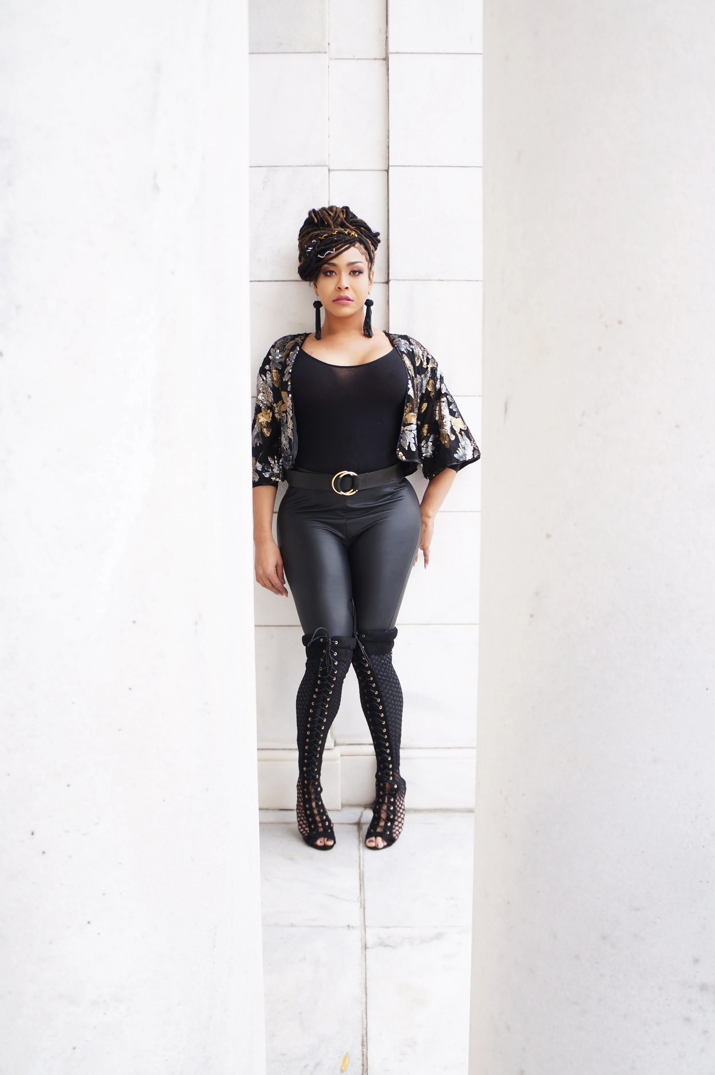Andrea Fenise Memphis Fashion Blogger interviews Jasmine Tasaki Memphis transgender woman of color for Working Girl Series
