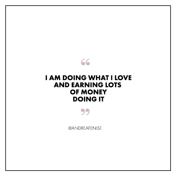 Andrea Fenise Memphis Fashion Blogger shares money affirmations