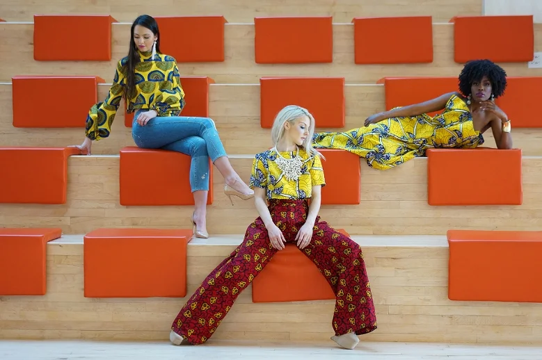 Andrea Fenise Memphis Fashion Blogger and Memphis Fashion Stylist shares African Print Fabric Editorial