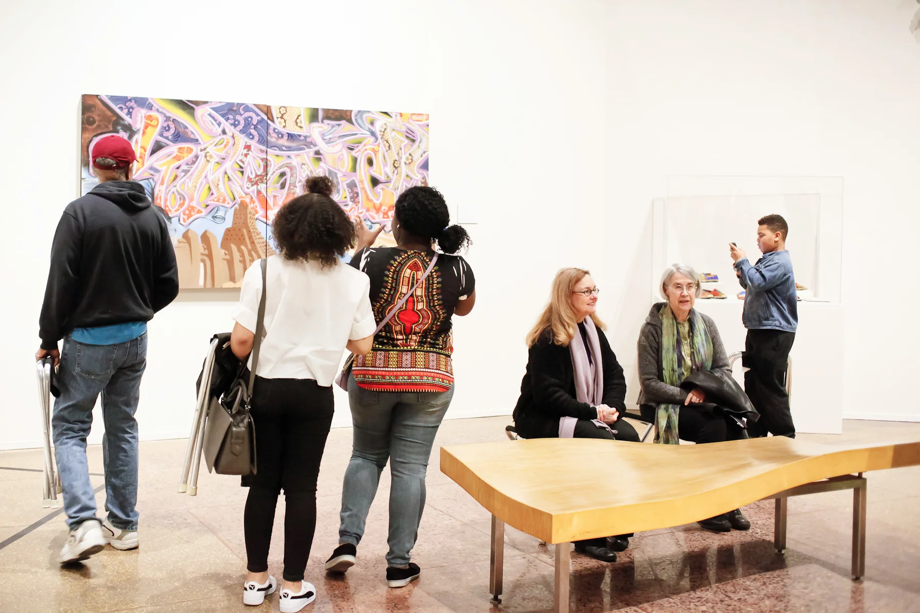 Andrea Fenise Memphis Fashion Blogger hosts Tour of African Print Fashion Now at Brooks Museum of Art
