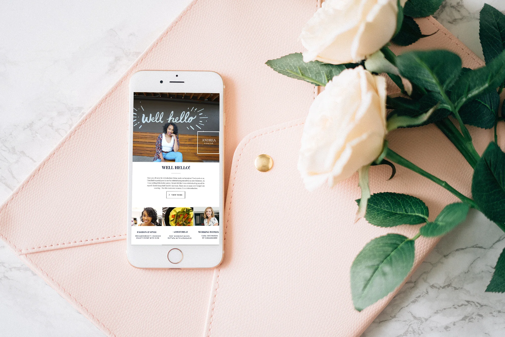 Andrea Fenise Memphis Fashion Blogger shares newsletter signup