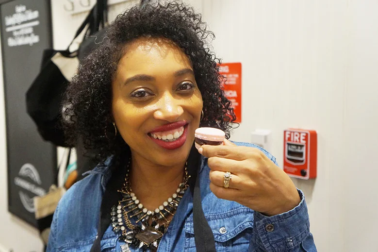 Andrea Fenise Memphis Fashion Blogger shares a story of making macaroons at Sur La Table