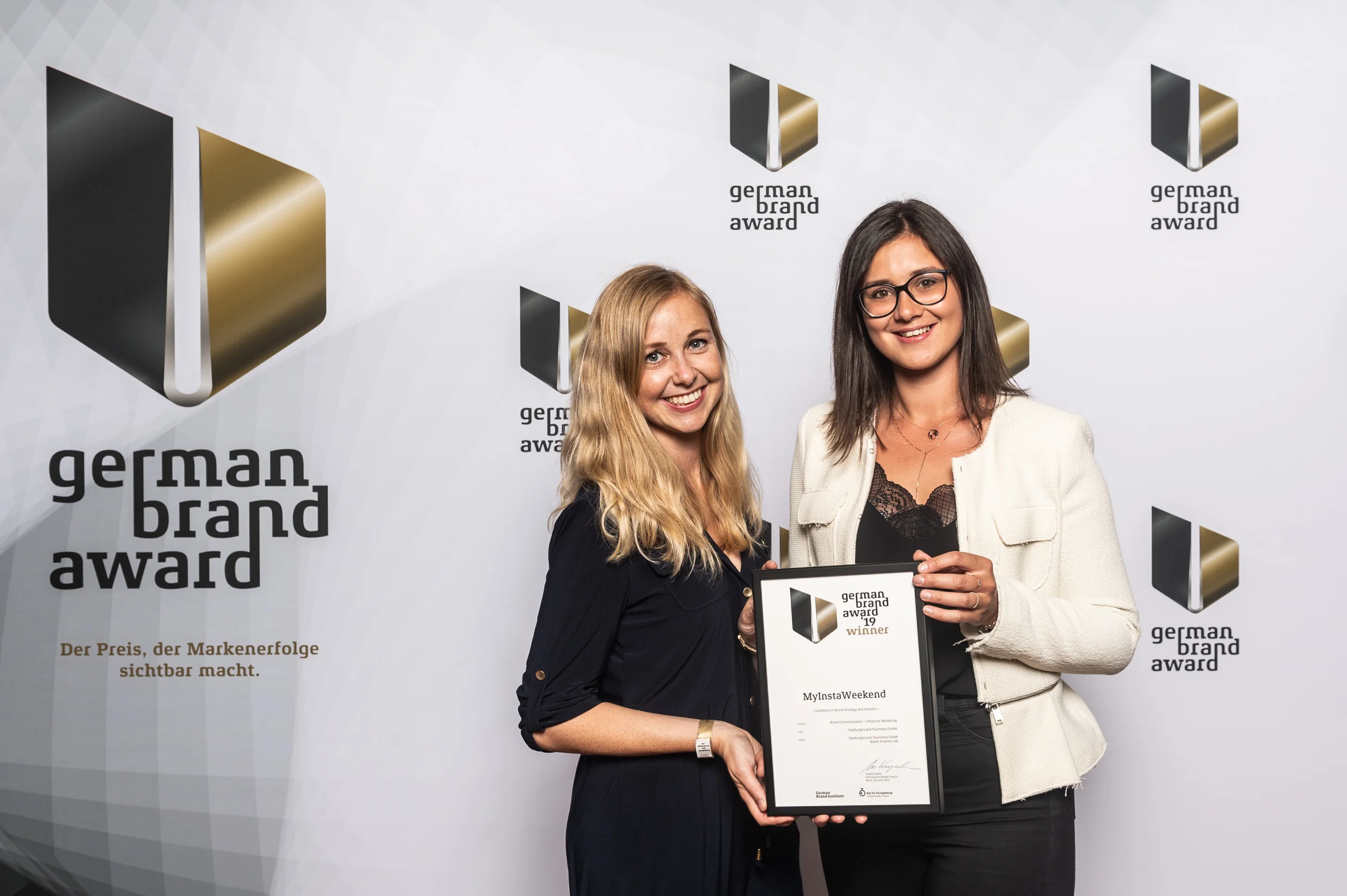 Victoria Hochreiter (SalzburgerLand Tourismus GmbH), Anna-Maria Aichholzer (Boom Creative Lab GmbH)