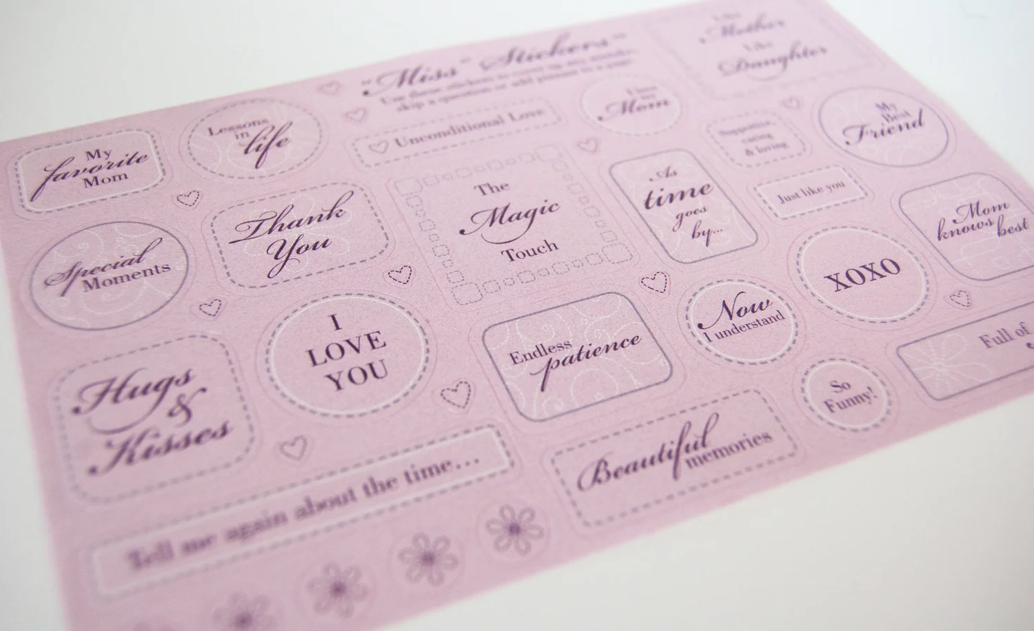 Thank You Mom - Sticker sheet