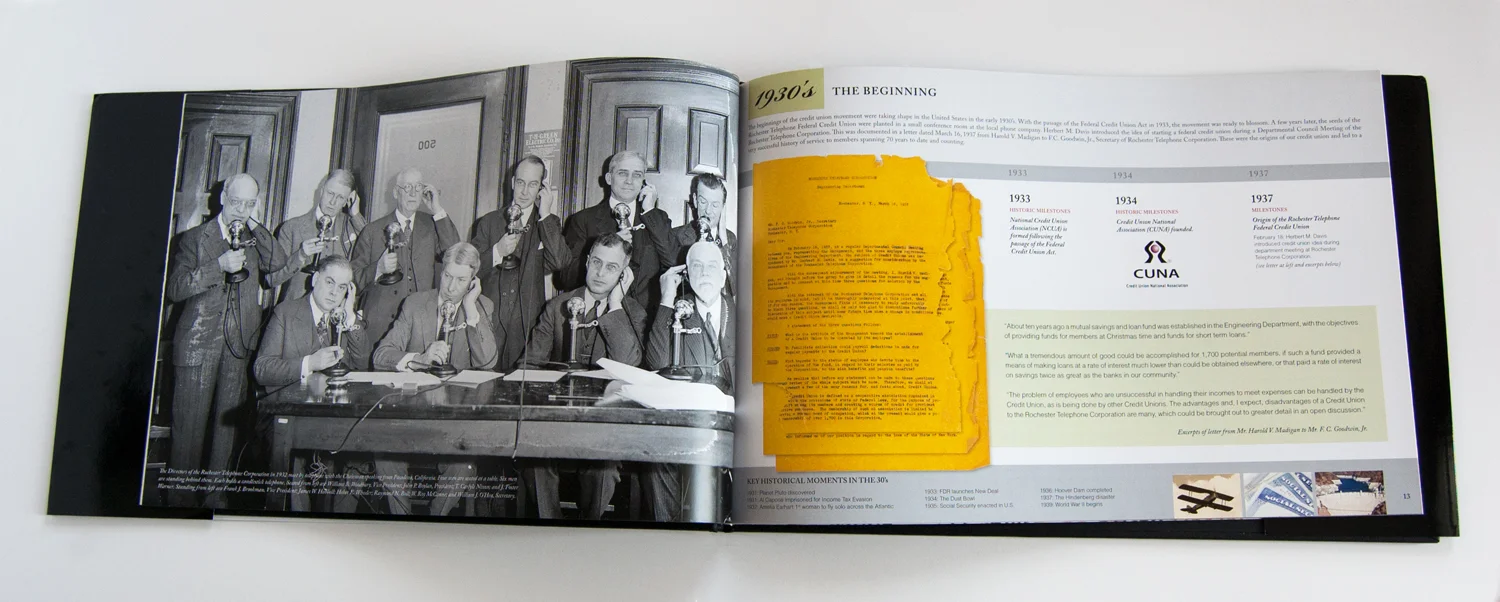 The Summit Federal Credit Union 70th Anniversary History Book
