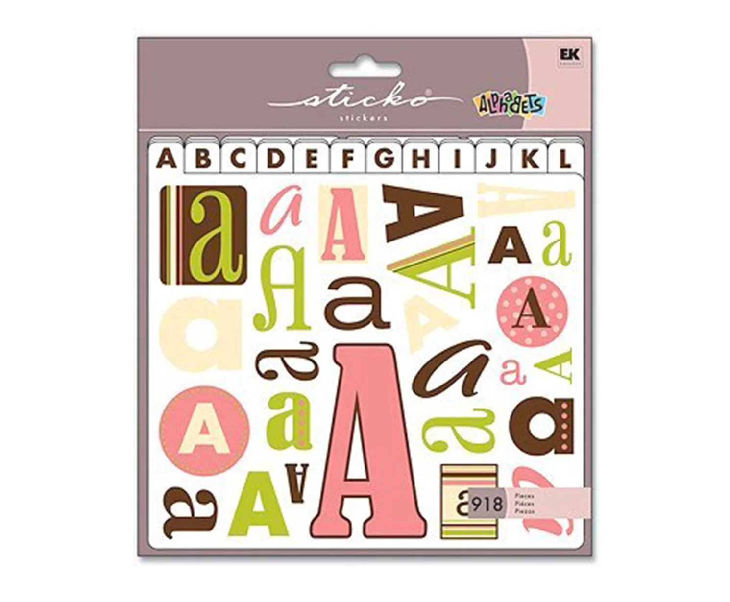 Alphabet Sticker Sheet Sets