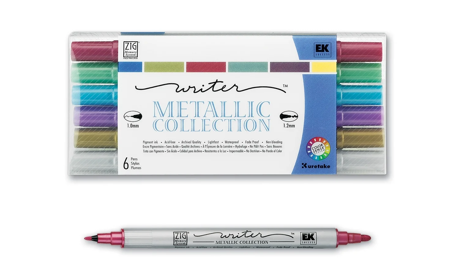 ZIG Writer packaging, logo and pen design