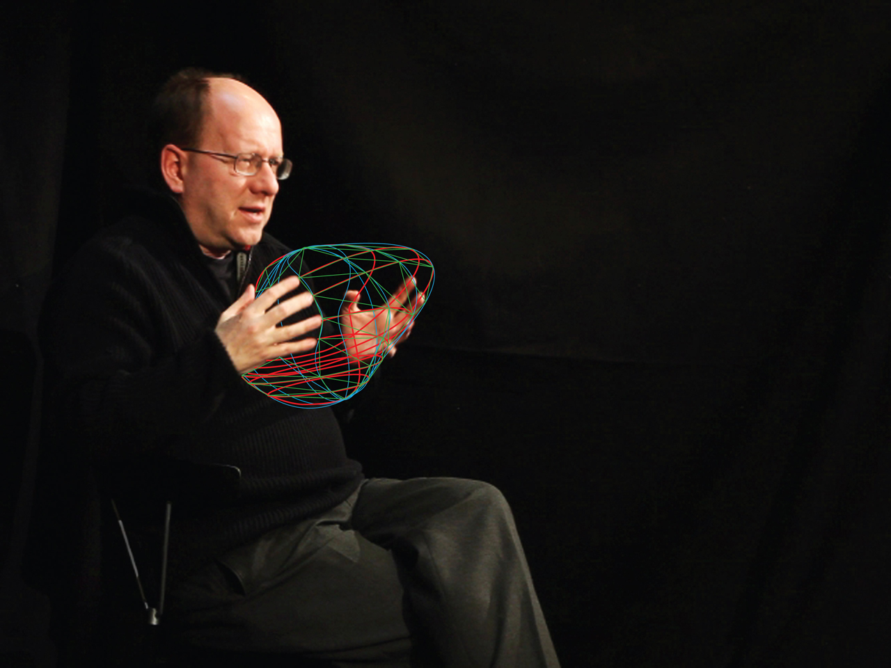 The Gesture-Spaces of Sven-Olov Wallenstein, (2014, video still from a work in progress)