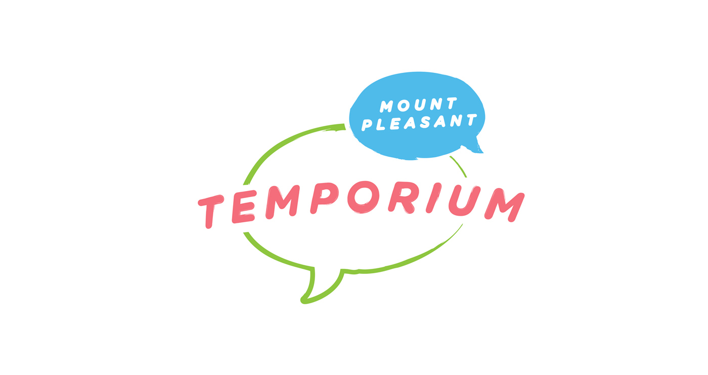 Alternate option—this option makes reference to the Temporium's theme as a storytelling place.