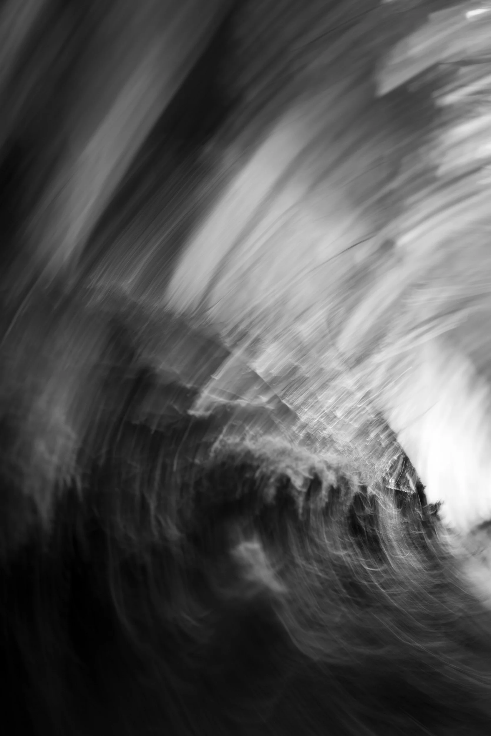 Black-and-white experimental photograph from the Wuduland series.