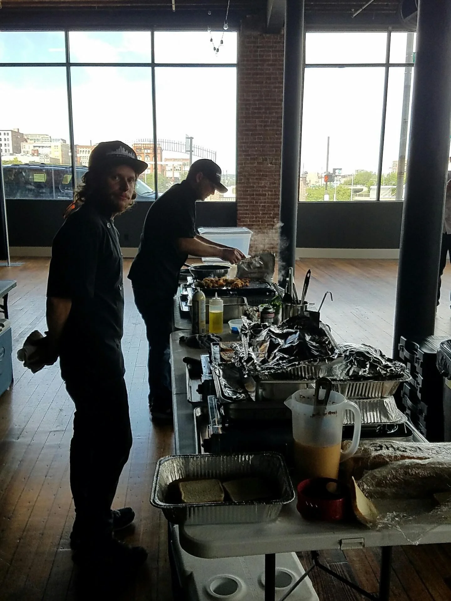 Ahh 2016.

A year into me starting Chef Kansas City. 
Started as a private chef service and grew into bigger events. Built out a Fight Club style kitchen in my kitchen/ garage. Got all my friends and restaurant peeps to help out. Worked from morning 