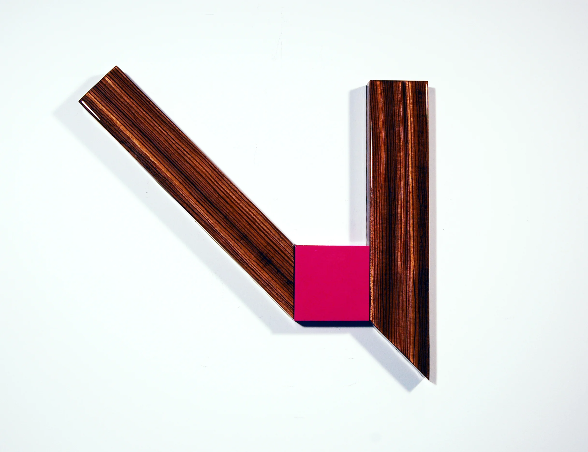 Puzzle #92 Acrylic, MDF, Zebrawood, UV resin – Unique - 2014 30” x 18” x 1.5” / 76 x 46 x 4 cm