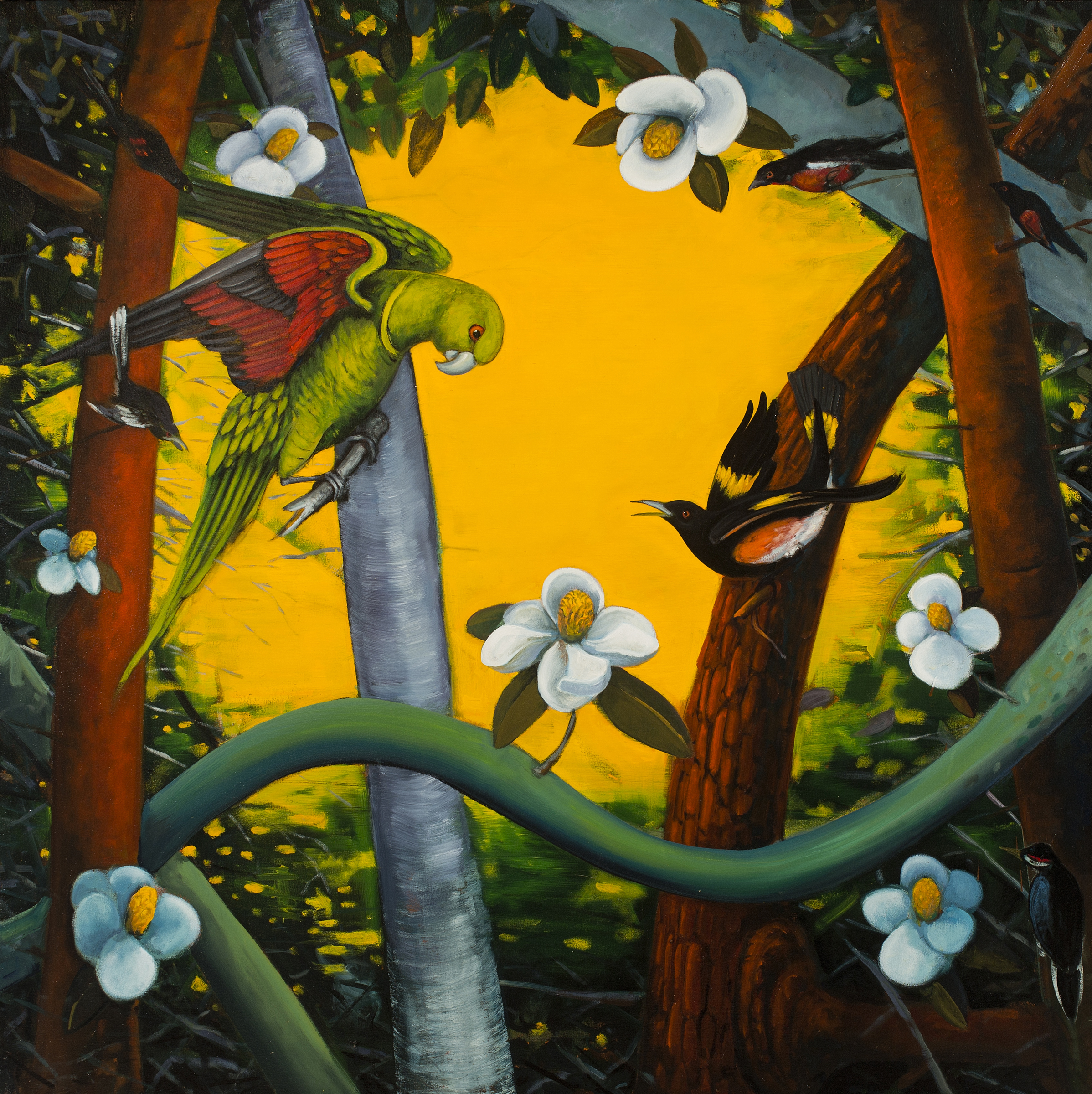 Rights of Spring - 2015 - Oil on canvas - 50x50 in / 127x127 cm