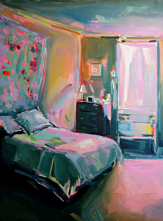  Ekaterina Popova  - Soft Light -  2019, Oil on canvas - 40 x 30 x 2 inches / 102 x 76 x 5 cm 