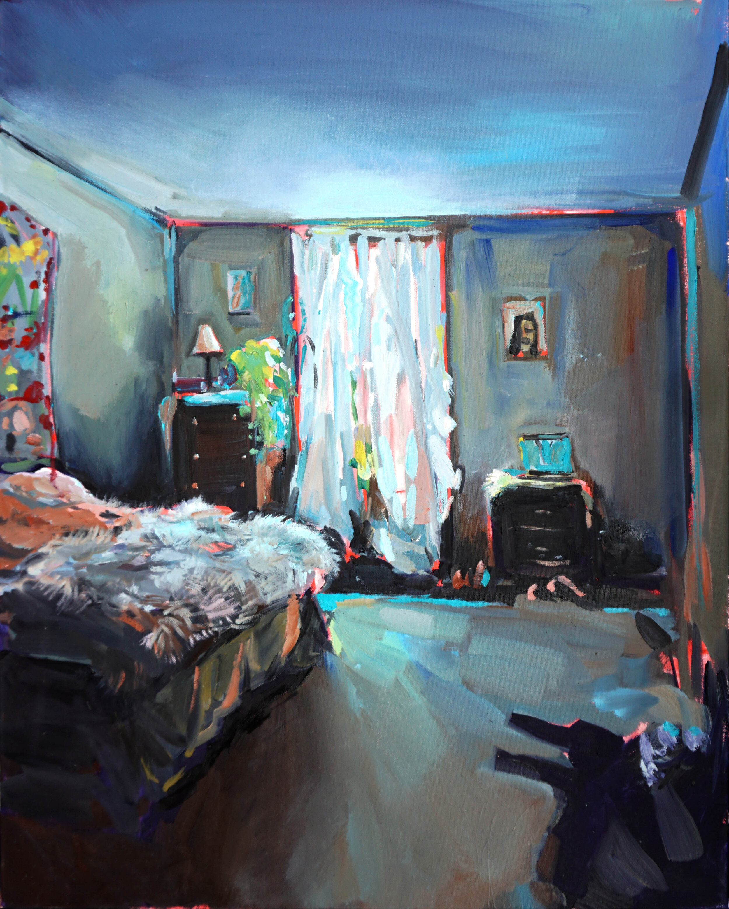  Ekaterina Popova  - Mood -  2020, Oil on canvas - 30 x 24 x 2 inches / 76 x 61 x 5 cm 